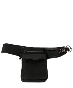 Fashion Women Fanny Pack Waist Bag CQF001 BLACK